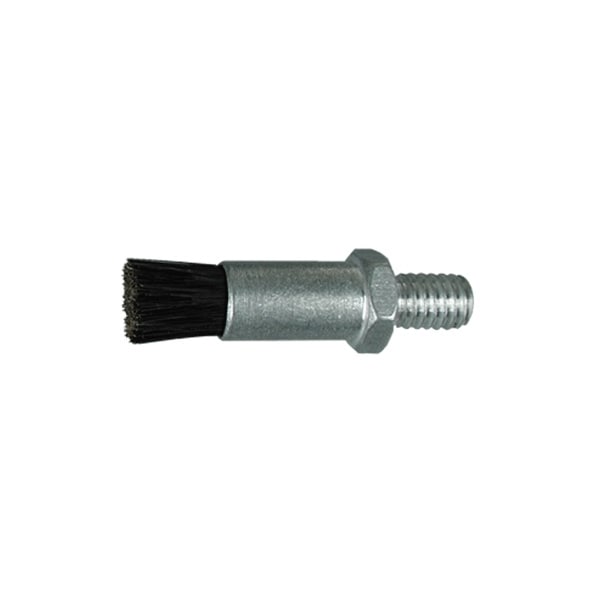 Gordon Brush 1/4" D Body Goat Hair Fill, .033" Orifice Male Thread Flow Thru Brush 901717G - main